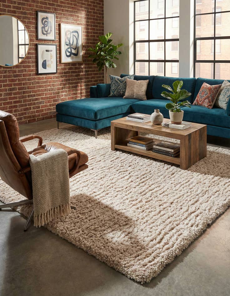 Detail image of 9' x 12' Infinity Shag Rug