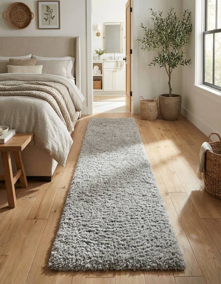 Detail image of 2' 7 x 13' Infinity Shag Runner Rug