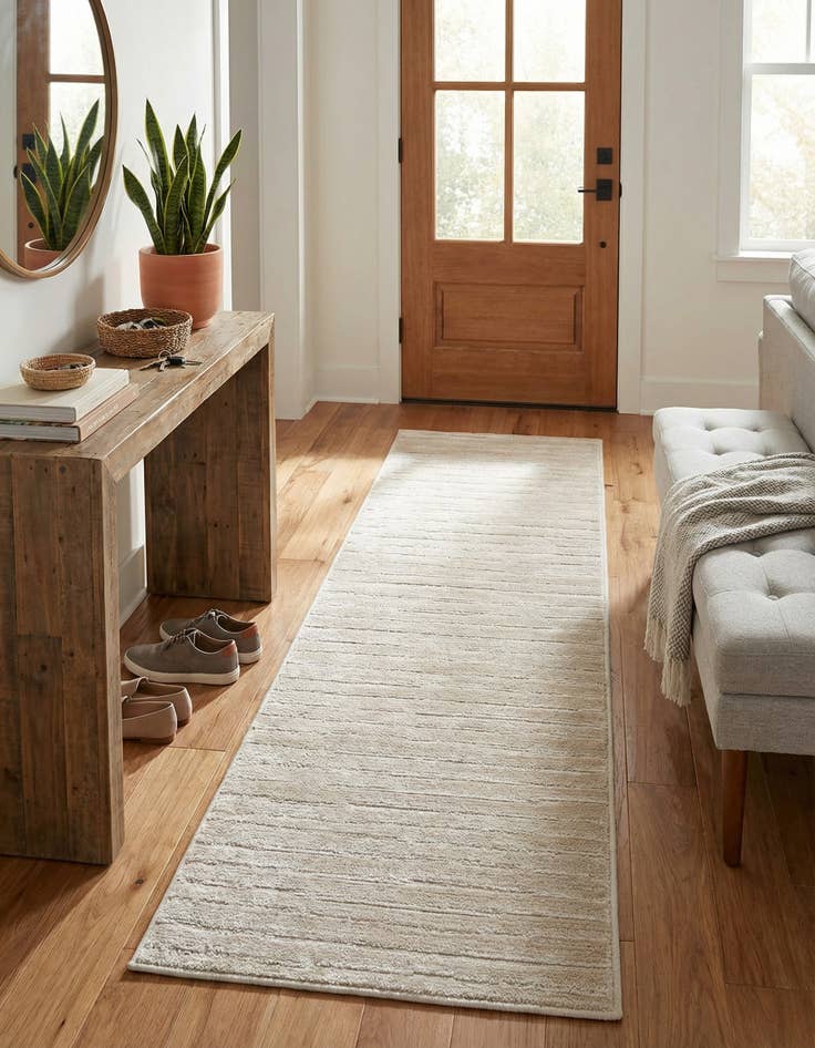 Detail image of 2' x 6' Washable Sabrina Soto Ola Indoor / Outdoor Runner Rug