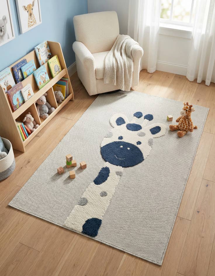 Detail image of 4' x 6' Whimsy Kids Rug