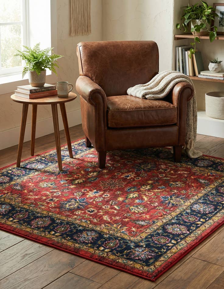 Detail image of 5' 3 x 5' 3 Medina Square Rug