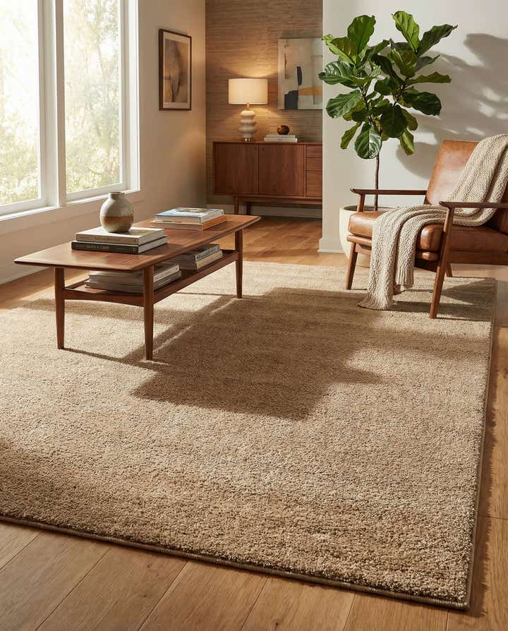 8' x 10' Solid Frieze Rug