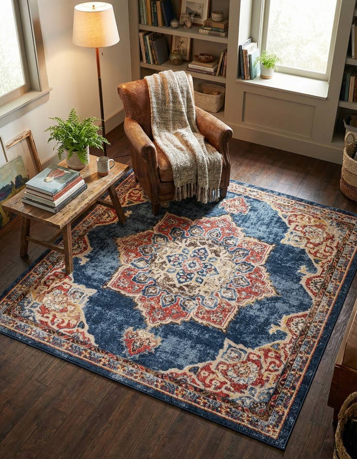 Detail image of 5' x 5' Arcadia Square Rug