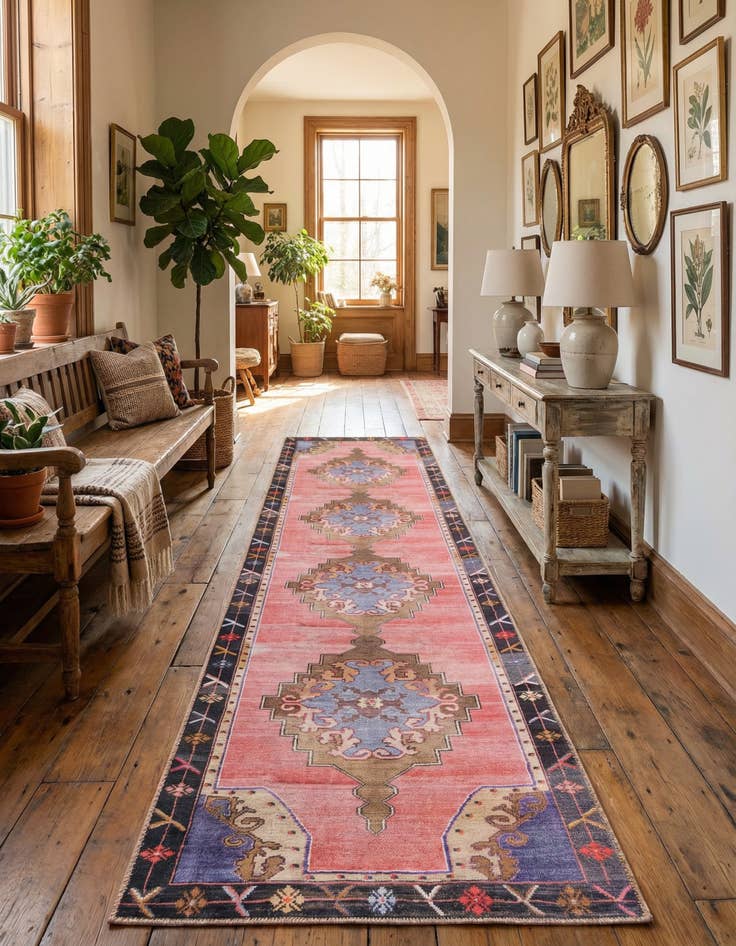Detail image of 2' 6 x 12' Timeless Runner Rug