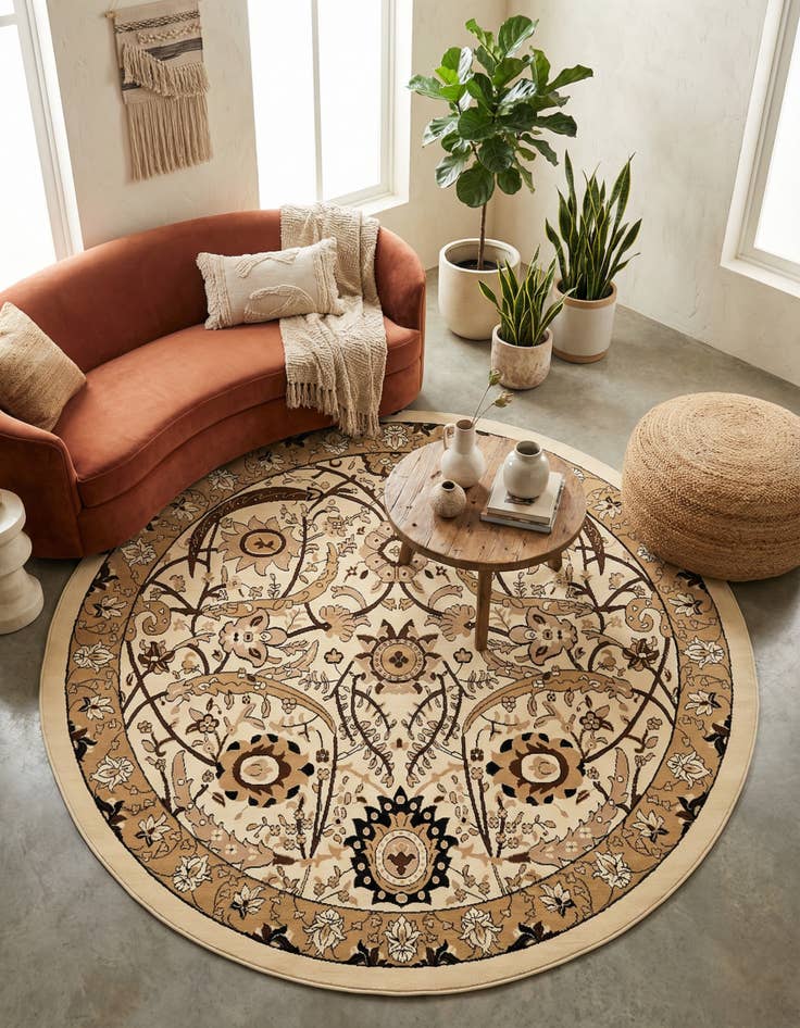 Detail image of 7' 10 x 7' 10 Neda Round Rug