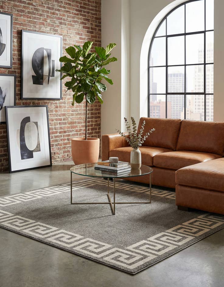 Detail image of 7' 10 x 7' 10 Hera Square Rug