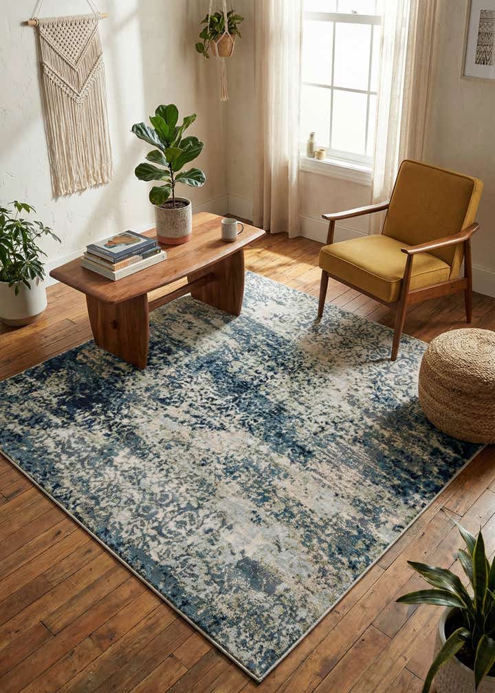 6' x 6' Gossamer Square Rug