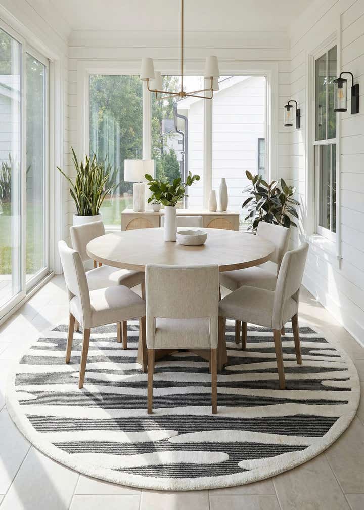 7' 10 x 7' 10 Prismatic Round Rug