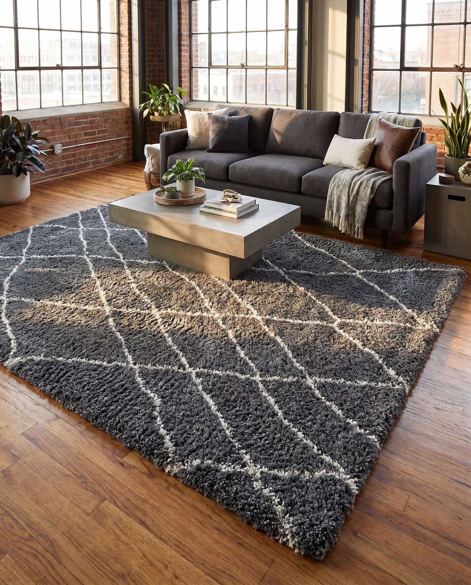 7' 10 x 11' Soft Touch Shag Rug