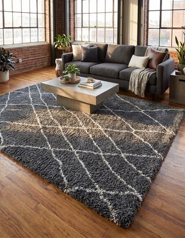 7' 10 x 11' Soft Touch Shag Rug