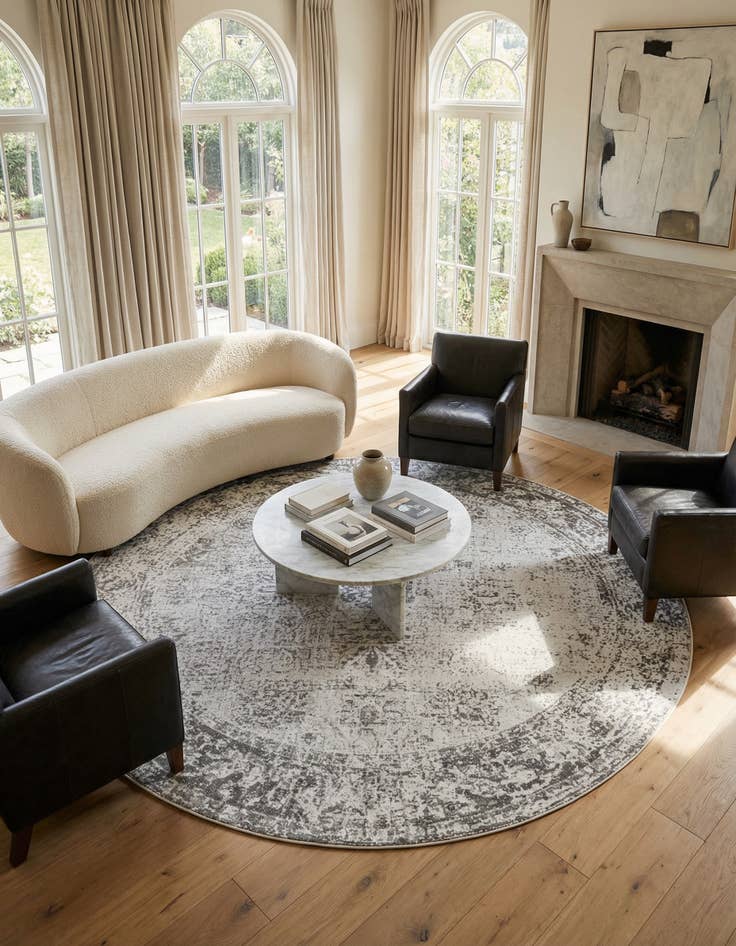 Detail image of 10' x 10' Monte Carlo Round Rug