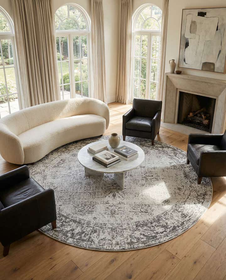 10' x 10' Monte Carlo Round Rug