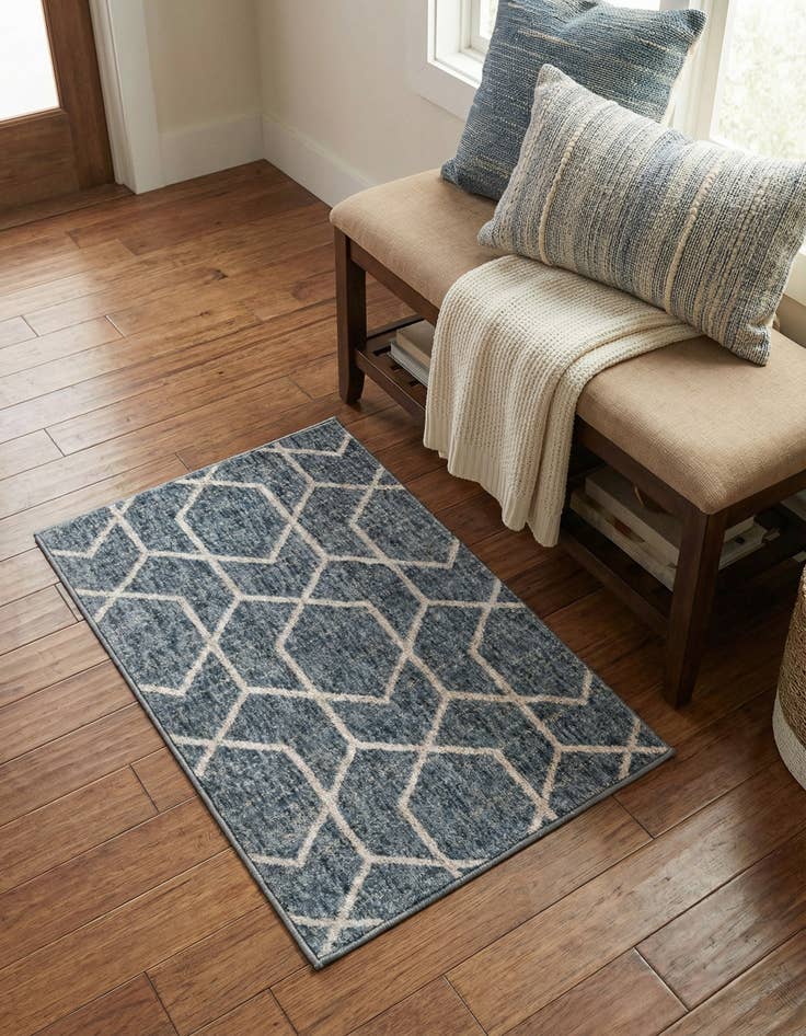 Detail image of 2' x 3' Eco Trellis Rug