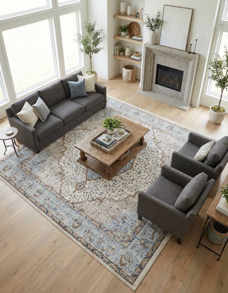 Detail image of 11' 10 x 11' 10 Nyla Square Rug