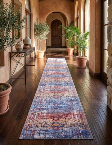 Autumn Washable Francesca Runner Rug