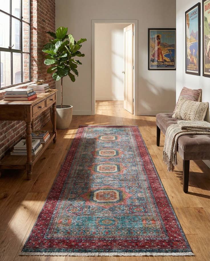 Detail image of 3' 3 x 11' 10 Boutique Runner Rug