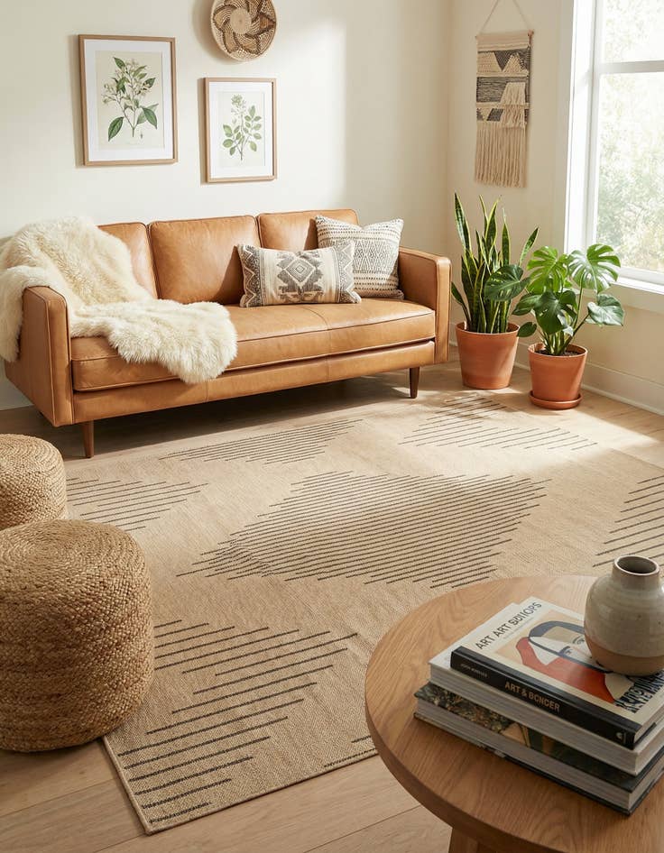 Detail image of 6' 3 x 9' Dunes Rug