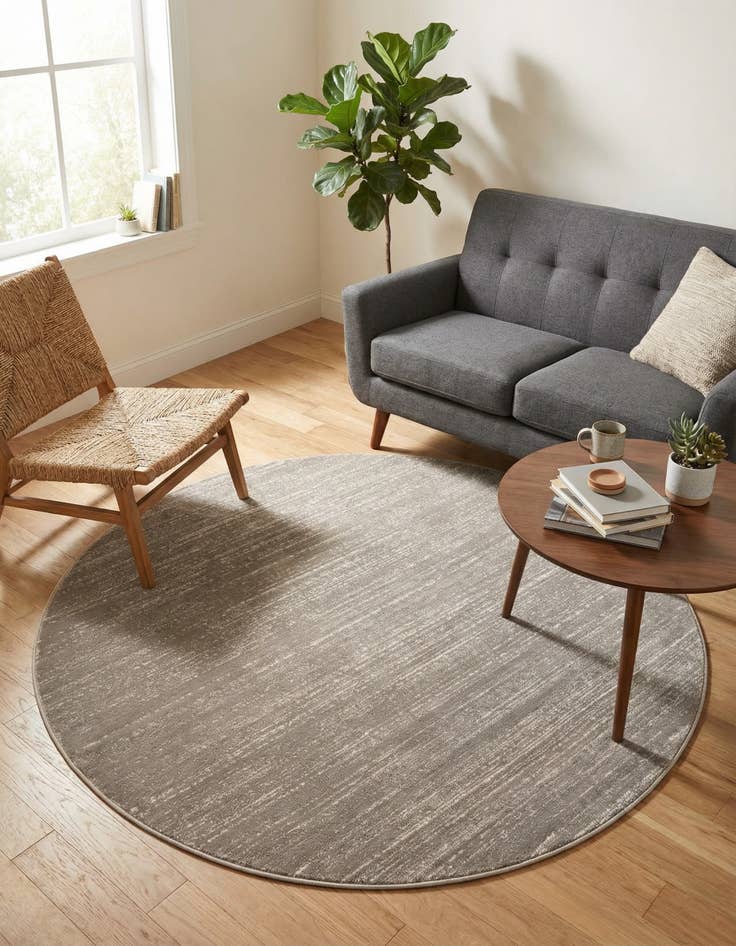 Detail image of 5' 3 x 5' 3 Uptown Madison Avenue Round Rug