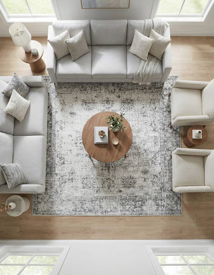 Detail image of 7' 10 x 7' 10 Monte Carlo Square Rug