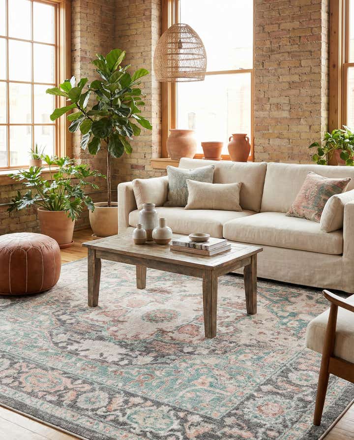 8' x 8' Madeline Vintage Square Rug