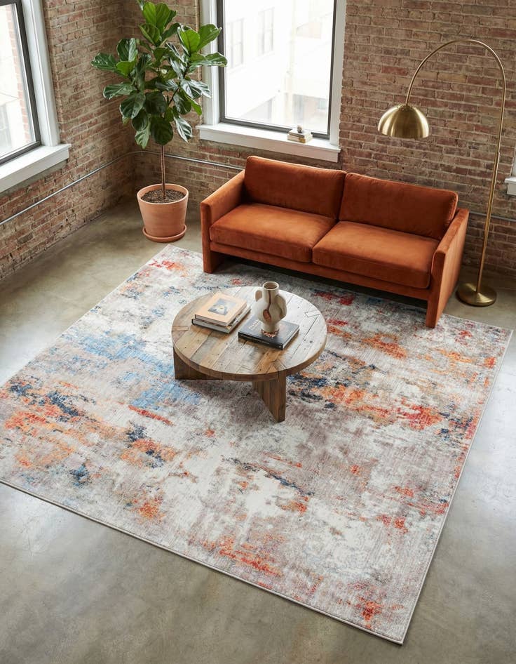 Detail image of 8' x 8' Prism Square Rug