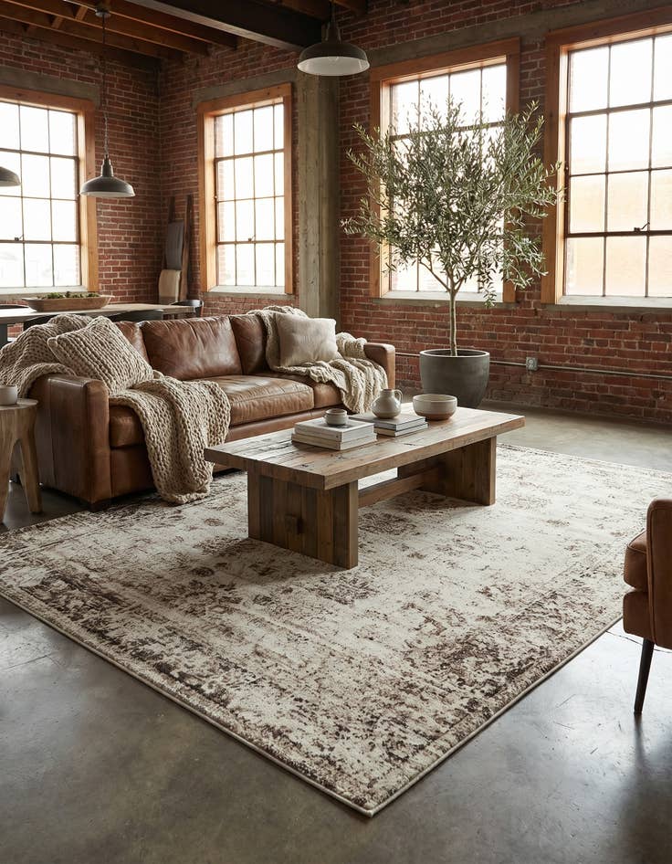 Detail image of 7' 10 x 10' Monte Carlo Rug With Pad Bundle