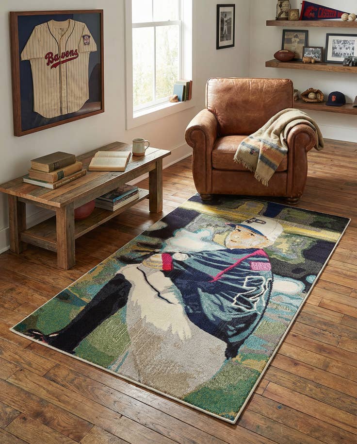 Detail image of 4' 10 x 8' Zoey Rug