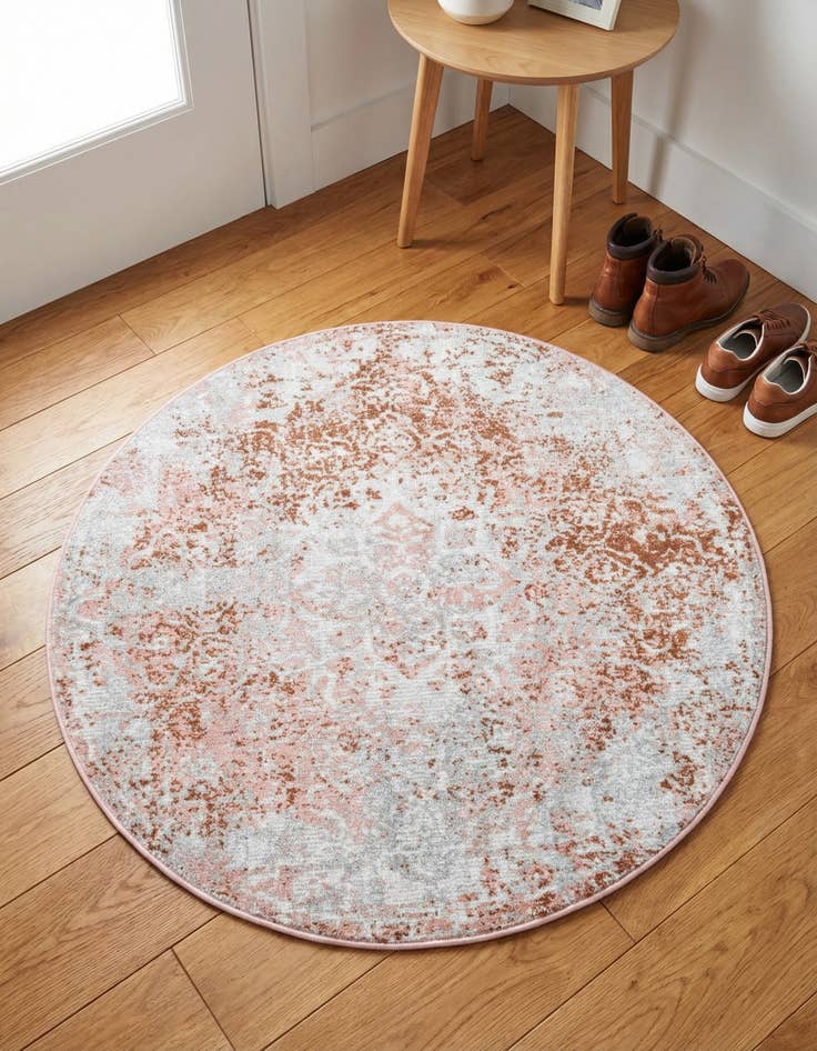 Detail image of 3' 3 x 3' 3 Kamala Washable Round Rug