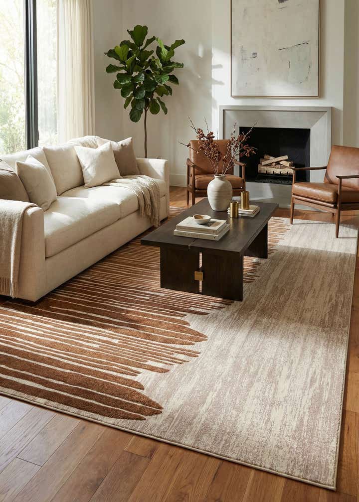 10' x 14' Easy-Clean Modern Indoor / Outdoor Rug