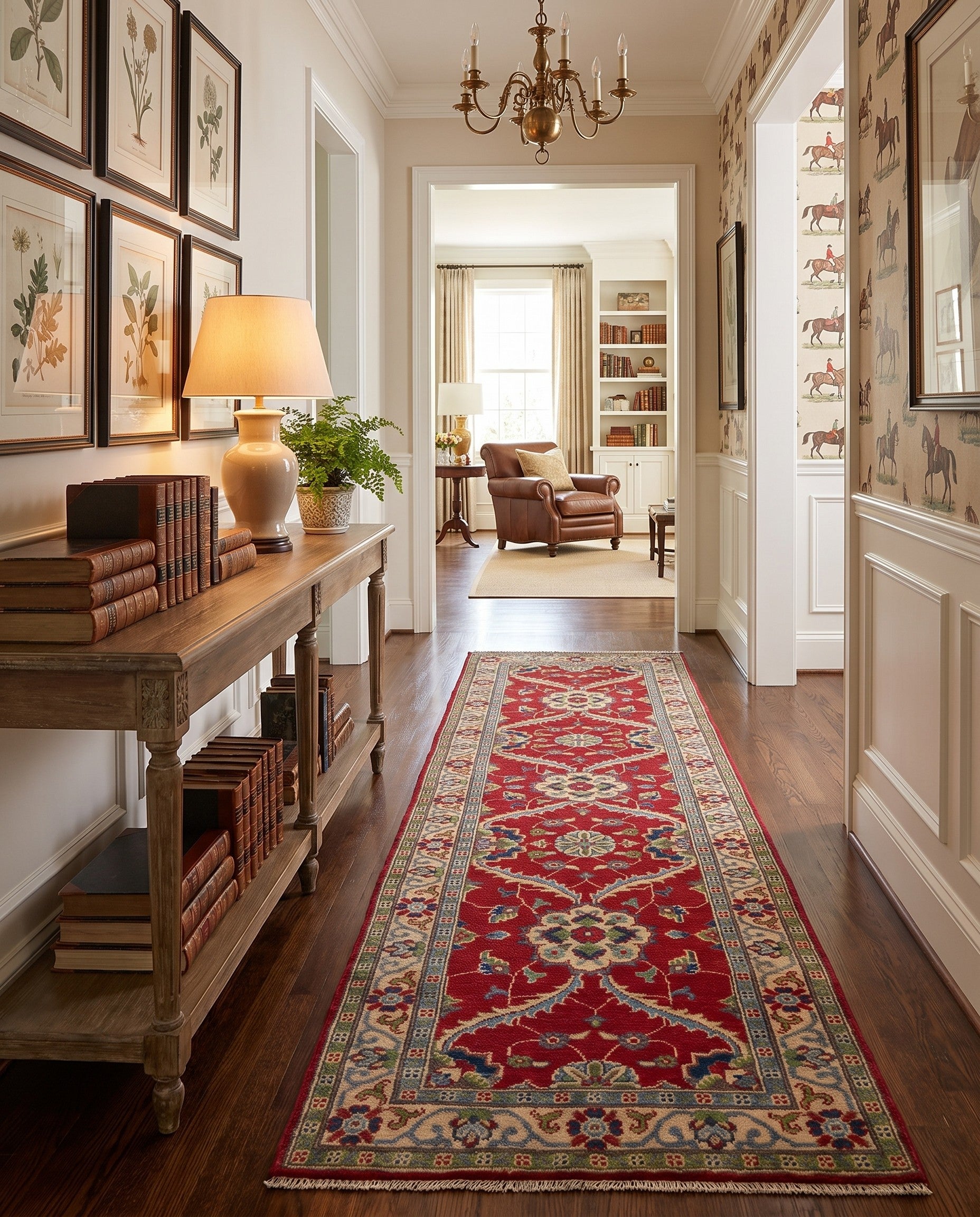 Detail image 3 of 12: 2' 9 x 9' 8 Hand Knotted Kazak Runner Rug