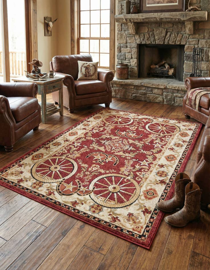 Detail image of 5' 3 x 8' Pioneer Rug