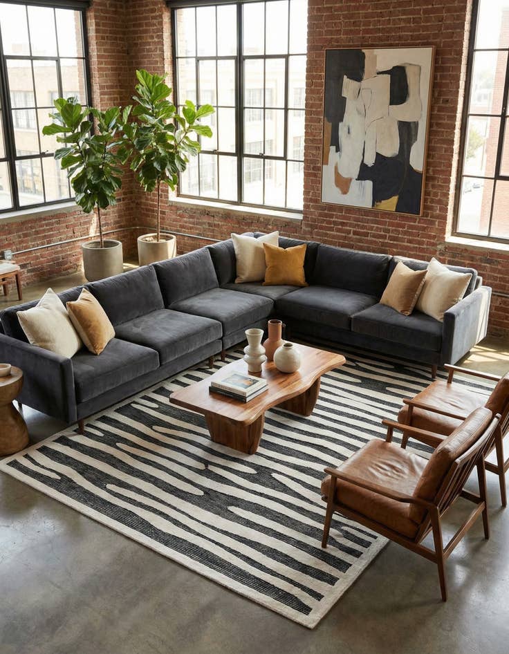 Detail image of 10' x 13' Prismatic Rug