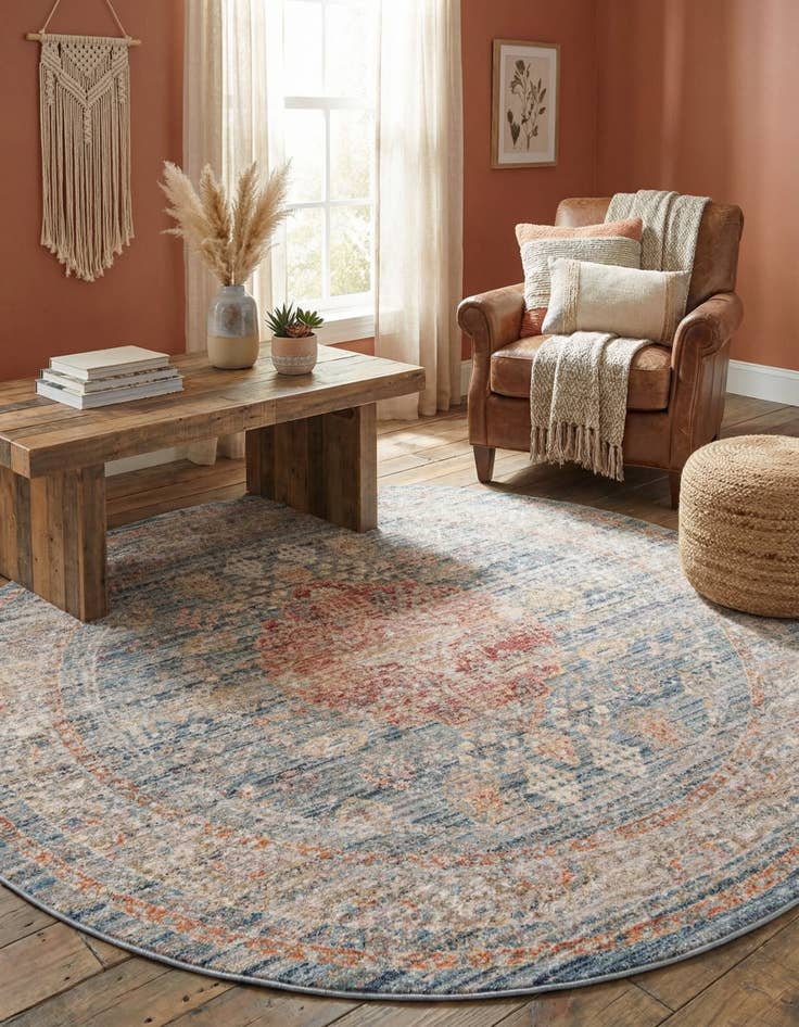 Detail image of 5' x 5' Noble Round Rug