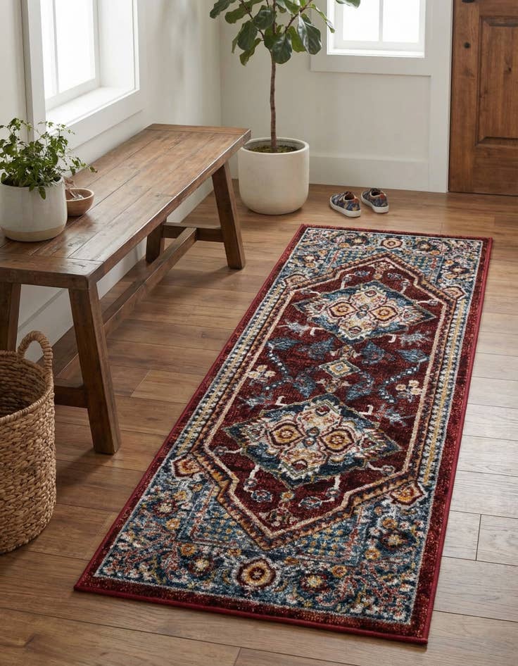 Detail image of 2' x 5' Kamala Washable Runner Rug