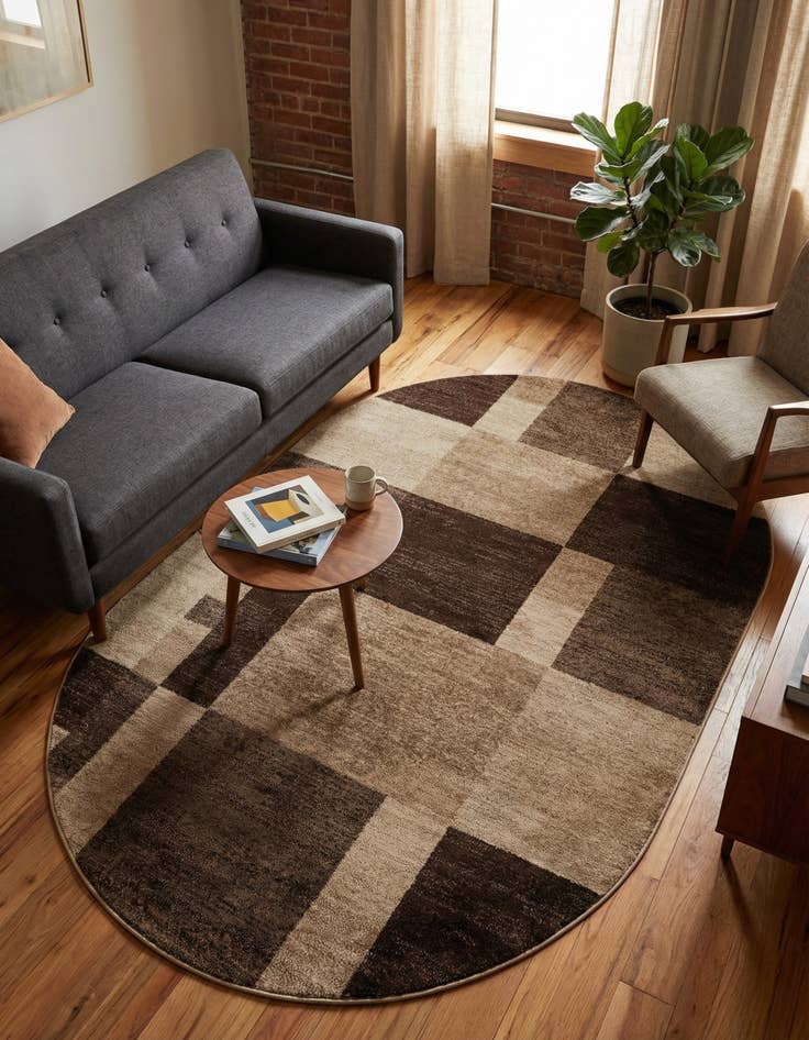 Detail image of 5' 3 x 8' Harvest Oval Rug