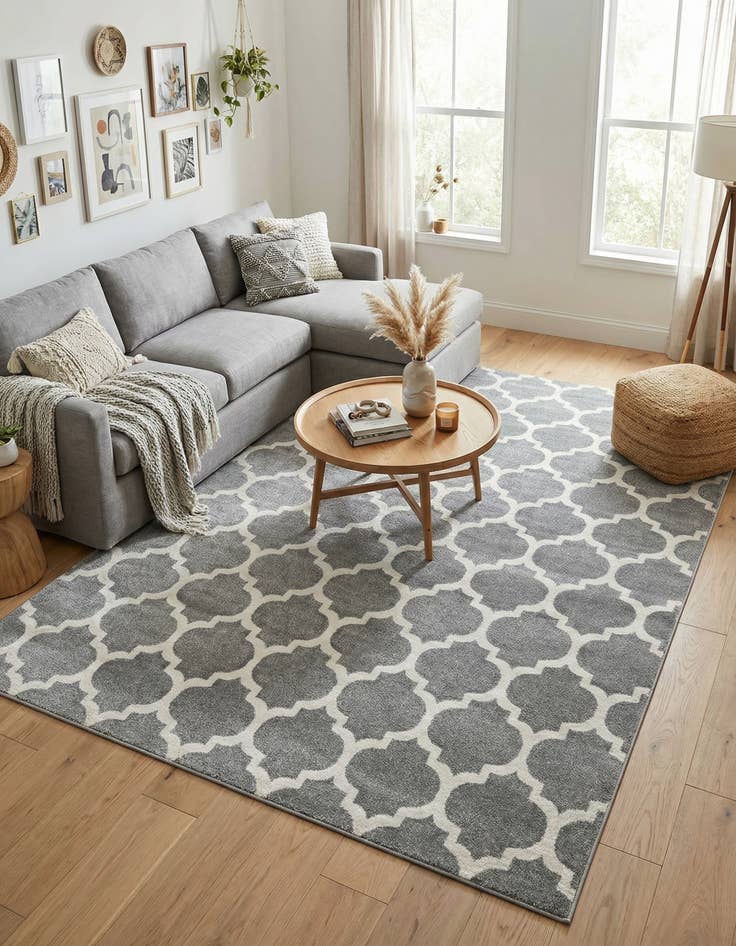 Detail image of 7' 10 x 10' Lattice Rug