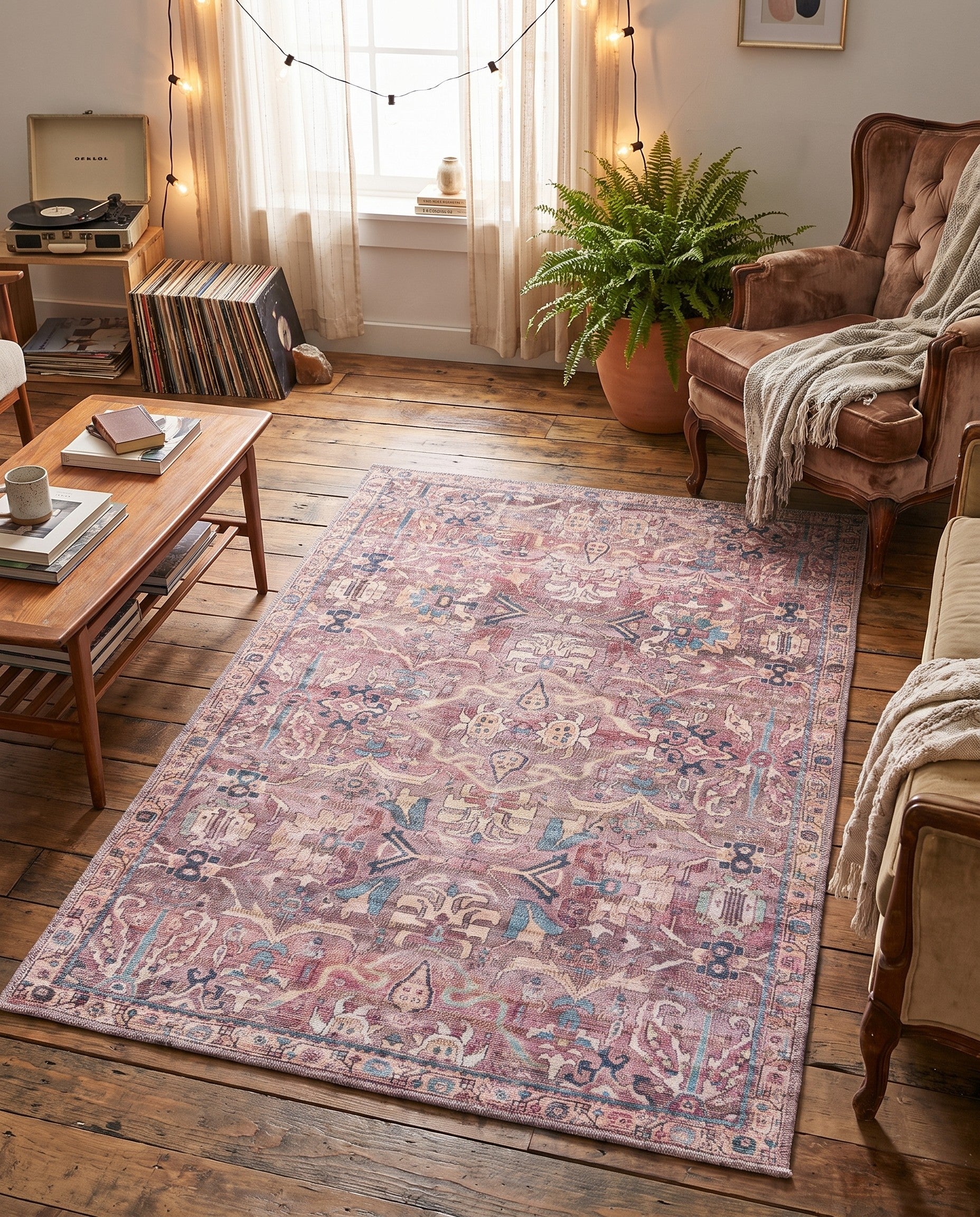 3' 3 x 5' 3 Washable Nostalgia Rug