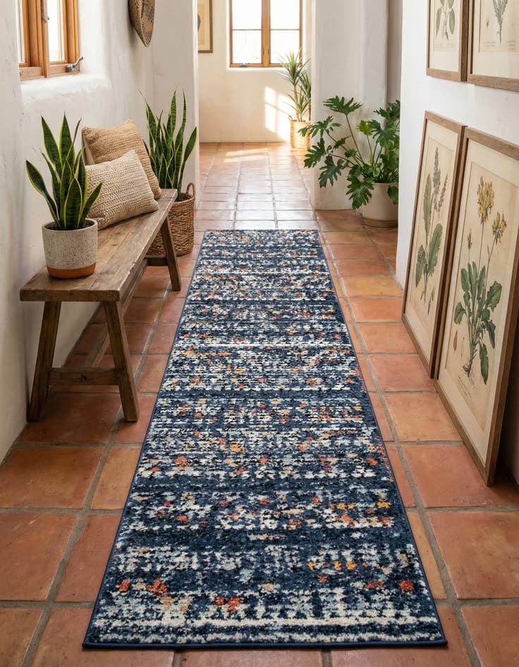 Detail image of 2' 7 x 12' Morocco Runner Rug