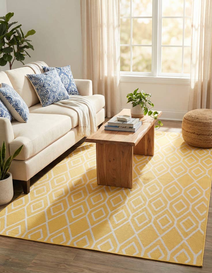 Detail image of 5' 3 x 8' Washable Jill Zarin Turks and Caicos Indoor / Outdoor Rug