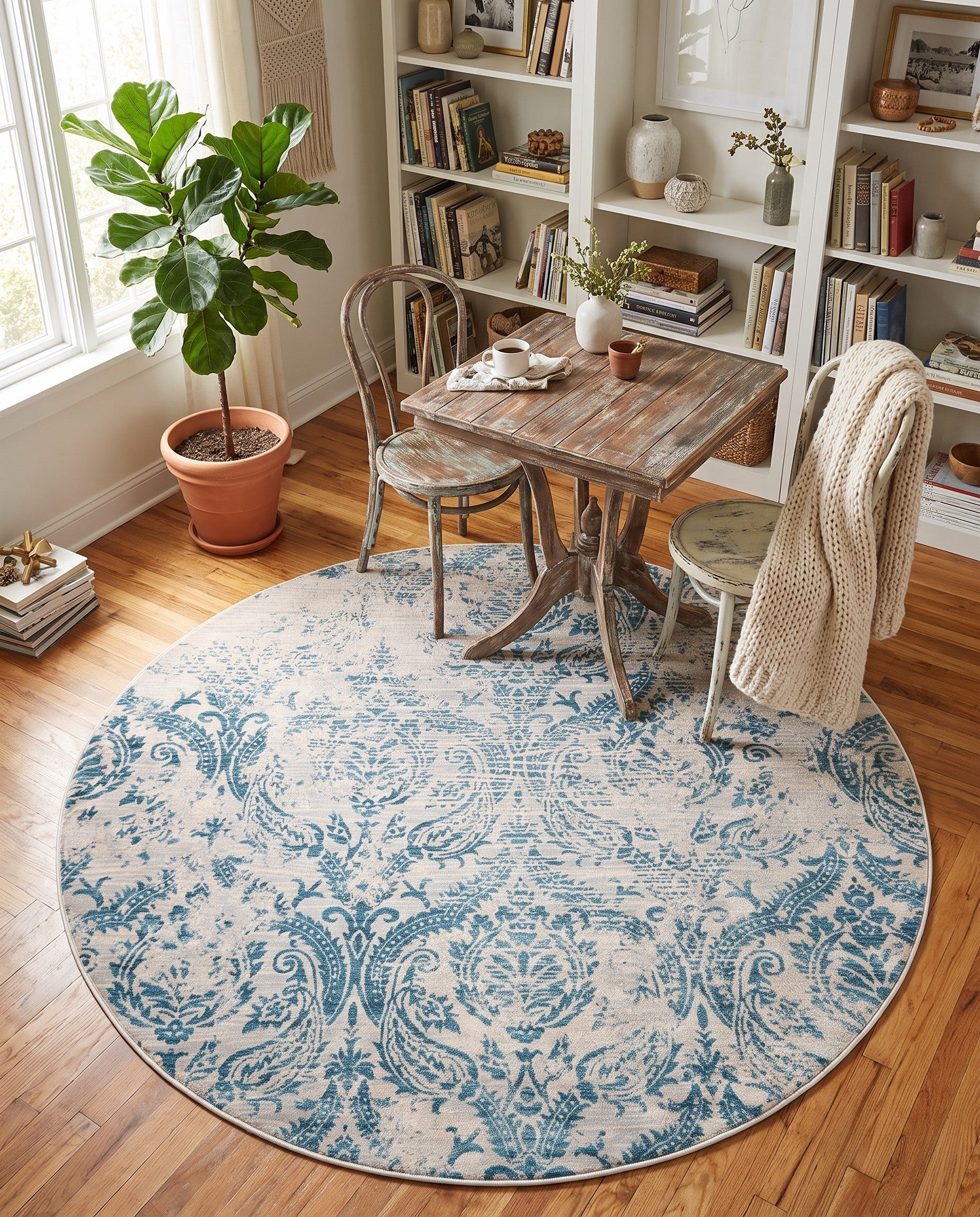 6' x 6' Victoria Round Rug
