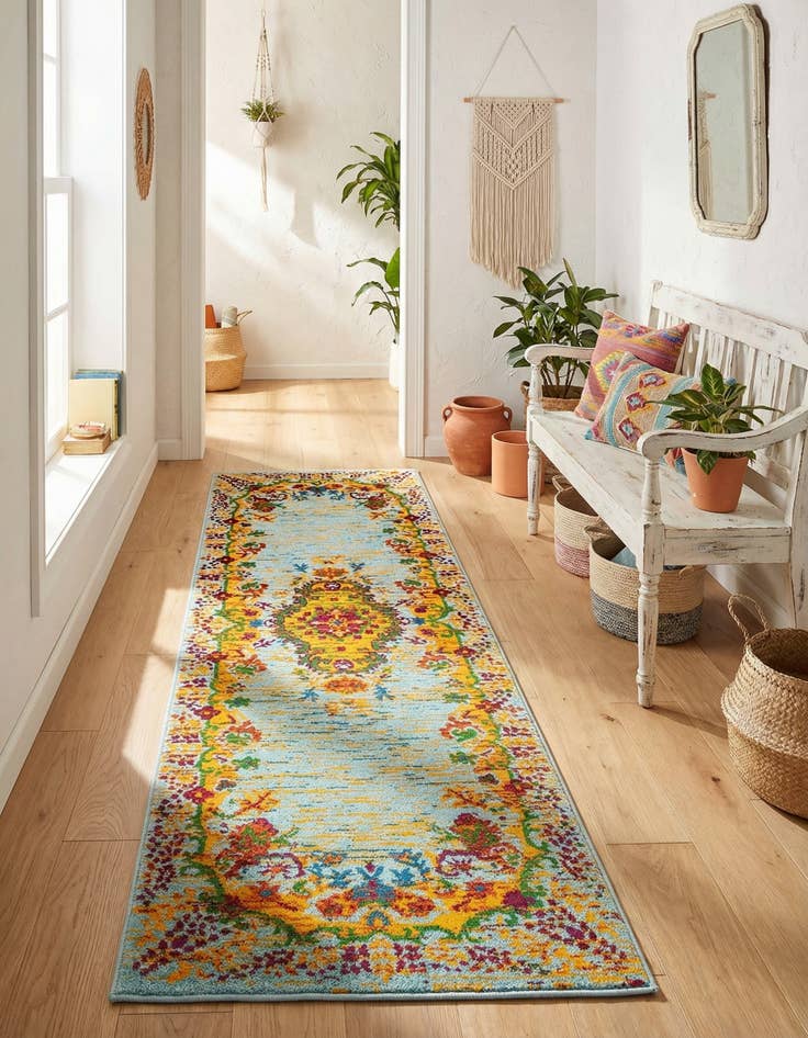 Detail image of  2' x 6' Calypso Runner Rug