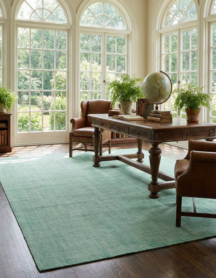 Detail image of 10' x 14' 1 Hand Woven Jill Zarin English Manor Farmhouse Wool Rug
