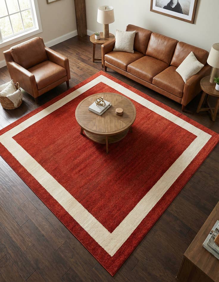 Detail image of 7' 10 x 7' 10 Angelica Square Rug