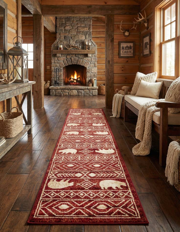 Detail image of 2' x 10' Pioneer Runner Rug
