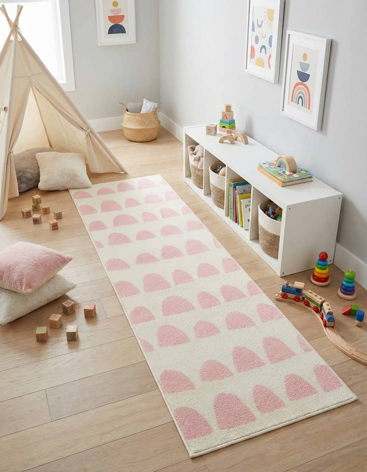 Detail image of 2' x 6' Whimsy Kids Runner Rug