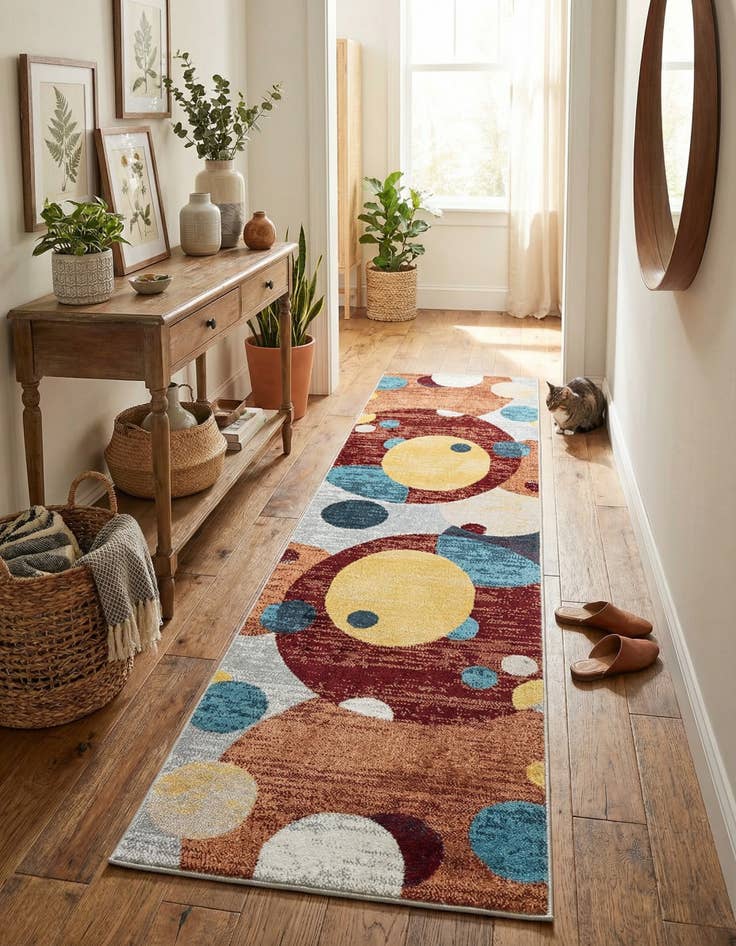 Detail image of 2' x 8' Kamala Washable Runner Rug