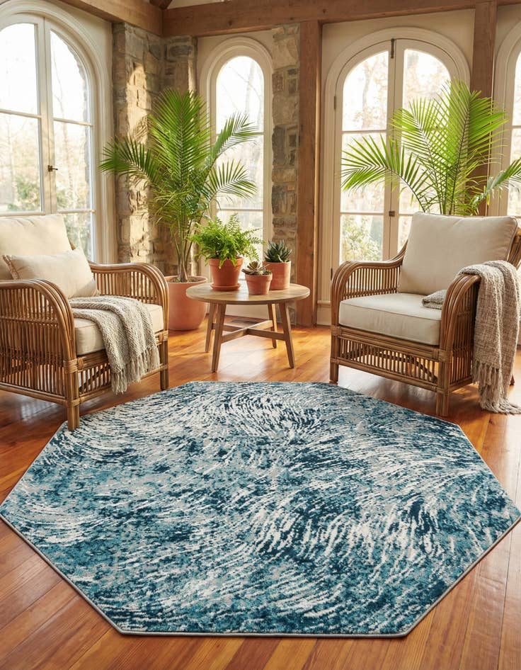 Detail image of 7' x 7' Oasis Octagon Rug
