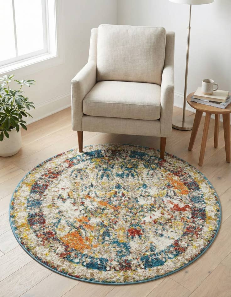 Detail image of 3' 3 x 3' 3 Veneto Round Rug