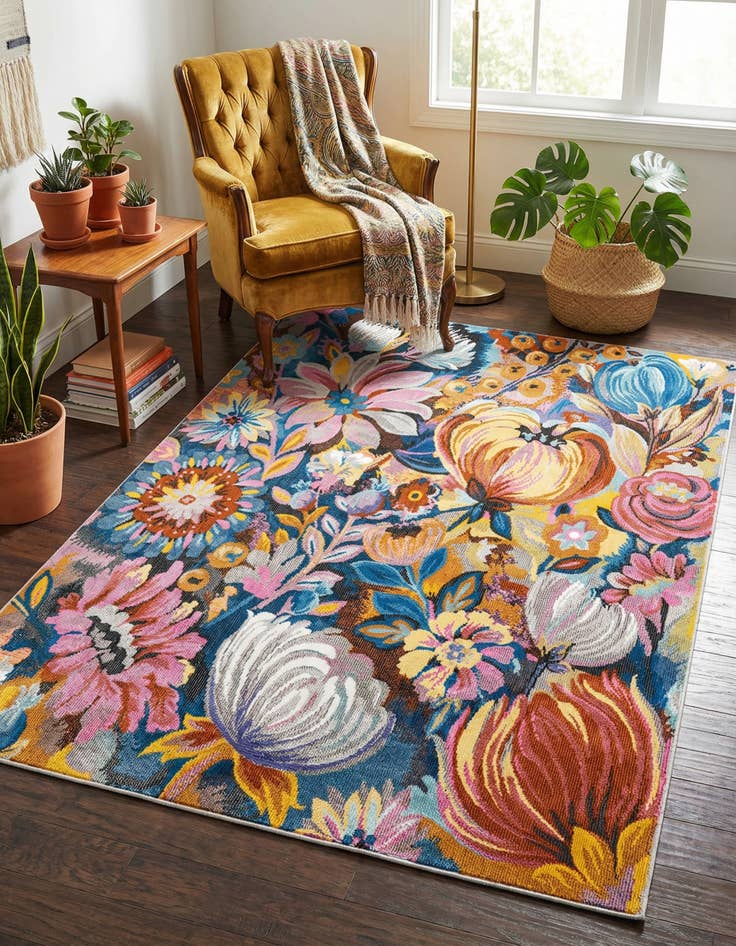 Detail image of  4' x 6' Blossom Rug