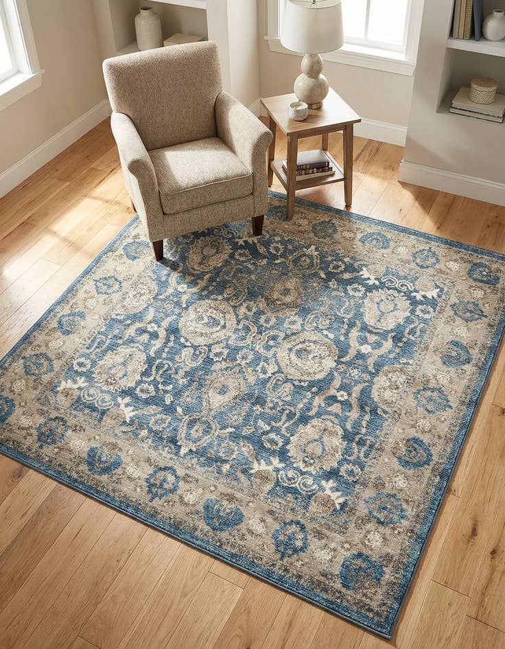 Detail image of 5' x 5' Vienna Square Rug